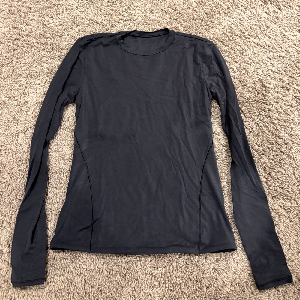 Wundermost Ultra-Soft Nulu Crewneck Long-Sleeve Shirt